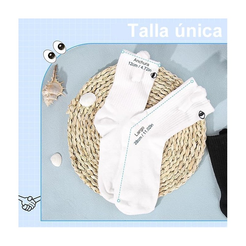 Calcetines de pareja magnéticos con manitas – 2 pares divertidos