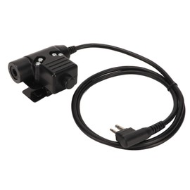 U94 PTT System Adapter 2 Pin M Head Dual Plug Waterproof Push to Talk Headset Adapter for Motorola SV10 SV11 SV11D SV21
