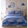Portfolio Home Regatta Nautical Blue Single Reversible Soft Easy Care