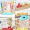 Clips, Set of 8, Acrylic Clips, Cute Student Clips, Document