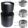 Black kitchen bathroom faucet nozzle aerator,faucet extender, 360 degree swivel
