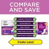 Equate Options Women's Incontinence Pads, Ultimate Absorbency, Long Length 51