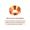 sourcing map 30pcs Countersunk Washers M5 Anodized Aluminum Alloy End
