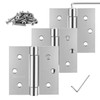3.5" Self-Closing Stainless Steel Hinges,3-1/2 inch x 3 1/2 Inch