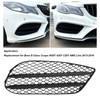 1 Pair Front Bumper Fog Light Grille Black Replacement For