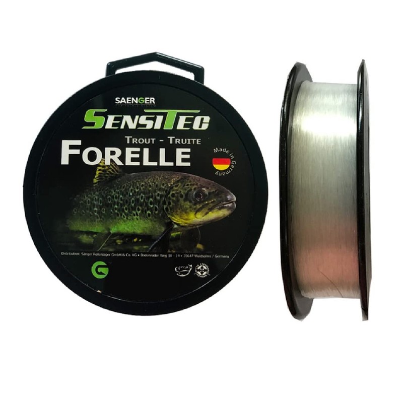 Sensitec Monofilie Nylon Fishing Line, 400 m, Target Fishing Line,