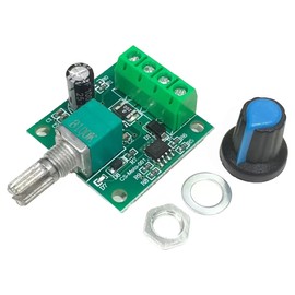 Audio Fan 2A DC Motor Speed Control Module Speed Controller Mini Motor Speed Control Voltage Control Board DC 1.8V 3V 5V 6V 12V Switch Function Knob Blue
