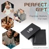 Frentree Men's Trifold Nappa Leather Wallet, 15 Card Slots, RFID