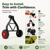 Adjustable Trimmer Support Wheel for Lawn Edging – Universal Auxiliary