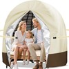 Double Egg Chair Cover Waterproof 420D Oxford Hanging Outdoor Furniture
