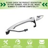 omoZone Exterior Door Handle Front Left Driver Side with Keyhole