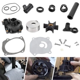 5001595 Water Pump Impeller Kit with Housing Replacement for Johnson Evinrude OMC 75-250 HP Outboard Motors 435929 for Sierra 18-3315-2 Repair Rebuild Kit (5001595)