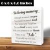 In Loving Memory Wedding Wooden Sign, Memorial Table Sign for