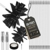 MAGICLULU 20 Feet Chimney Sweep Brush Kit - 15 Flexible