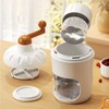 Portable Ice Crusher PP Manual Shaved Snow Cone Machine DIY