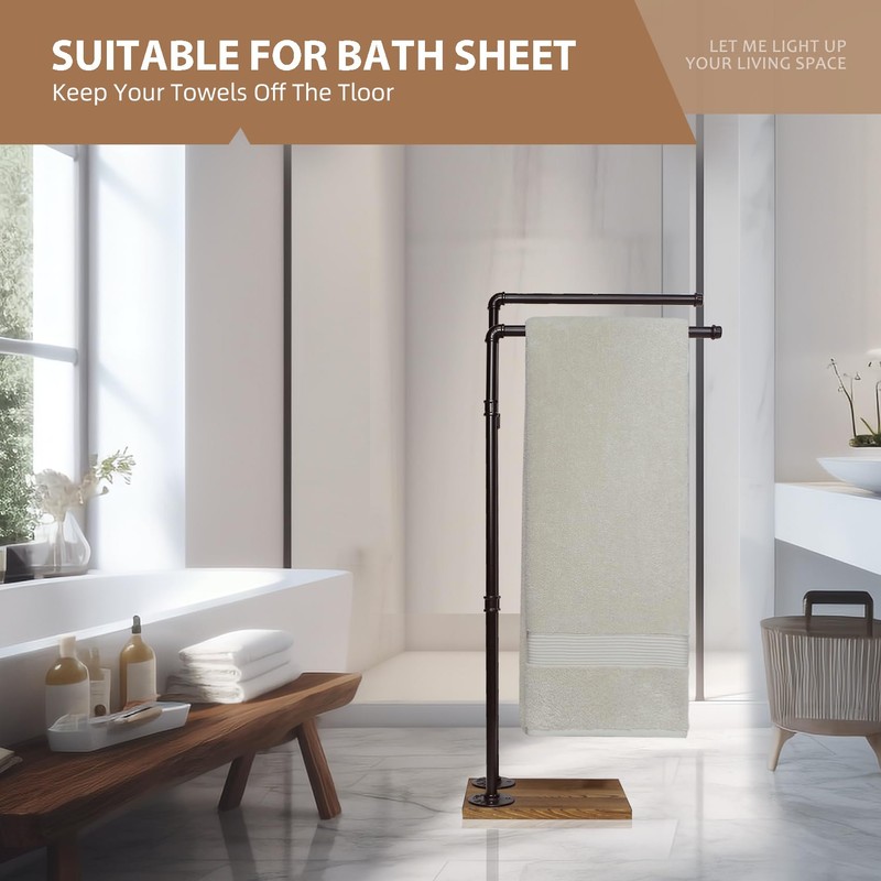 40 Inch Free Standing Towel Rack for Bathroom