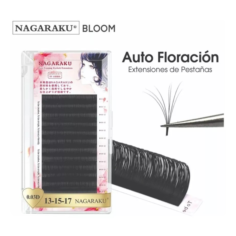 Nagaraku Extensiones De Pestañas Nagaraku Bloom Autofloración