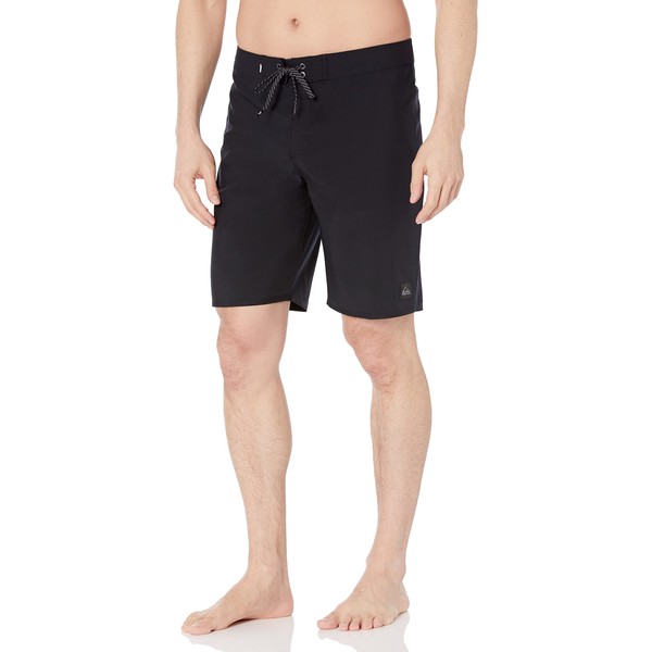 Quiksilver Men's SURFSILK Kaimana 20 Boardshort Swim Trunk, Black, 32