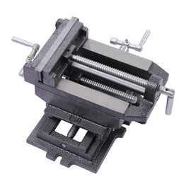 6" Cross Slide Drill Press Vise, X-Y Compound Bench Vise Meta Milling Cross Vise Clamp Machine 2-Way Slide (6‘’)