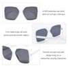 Dollger Oversized Square Sunglasses for Women Big Large Wide Fashion