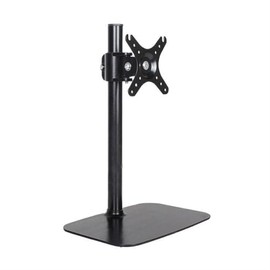 Soporte para monitor para monitor individual que se adapta a la mayoría de pantallas de 14 a 32 pulgadas, soporte ajustable para monitor de acero,... 