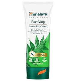 Himalaya Lavado facial purificador de neem: piel normal a grasa, elimina suavemente las impurezas y el exceso de aceite, estudiado clínicamente, alime