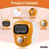 Ambel 앰블 12팩 전자 핑거 카운터 5자리 LCD 디지털 디스플레이