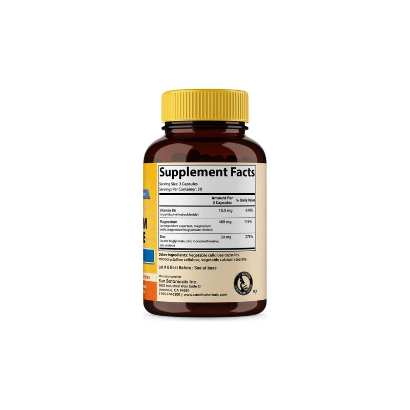 Sandhuherbals Zinc Magnesium Aspartato Cpsulas 90 Na