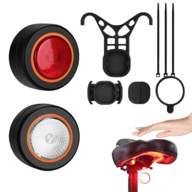 Cycling Taillights | Smart Waterproof Bike Tail Light Brake Sensing,Magnetic Warning Lighting Smart Sensing Super Bright Biking Gear for Mountain Road Scooter
