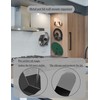 NOTMBESTM Pot Lid Organizer, 2 Pack Lid Holders Inside Cabinet,