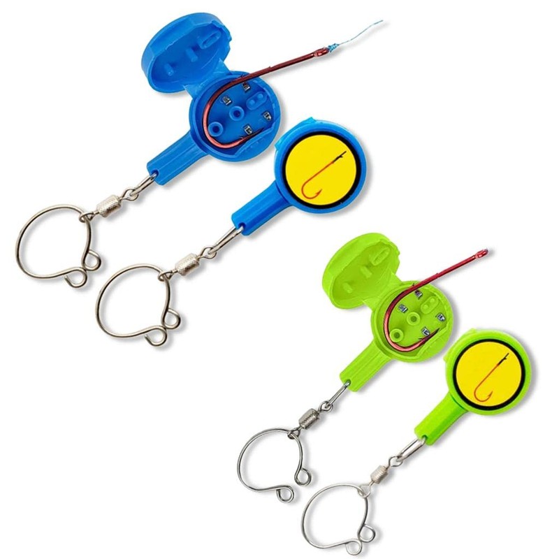 Fishing Knot Hook Tying Tool Safe Hooks Cover Storage Line