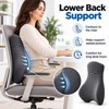 Memory Foam Lumbar Support Pillow for Office Chair, Ergonomic Backrest