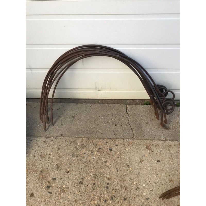 13pcs Antique Hay Dump Rake Teeth Farm Part Steampunk Rust