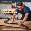 POWERTEC Flexible Curve Template Ruler 107", Wood Curve, Woodworking Profiling