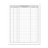 BookFactory Key Control Logbook/Journal/Keys Log Book - Black, 120 Pages,