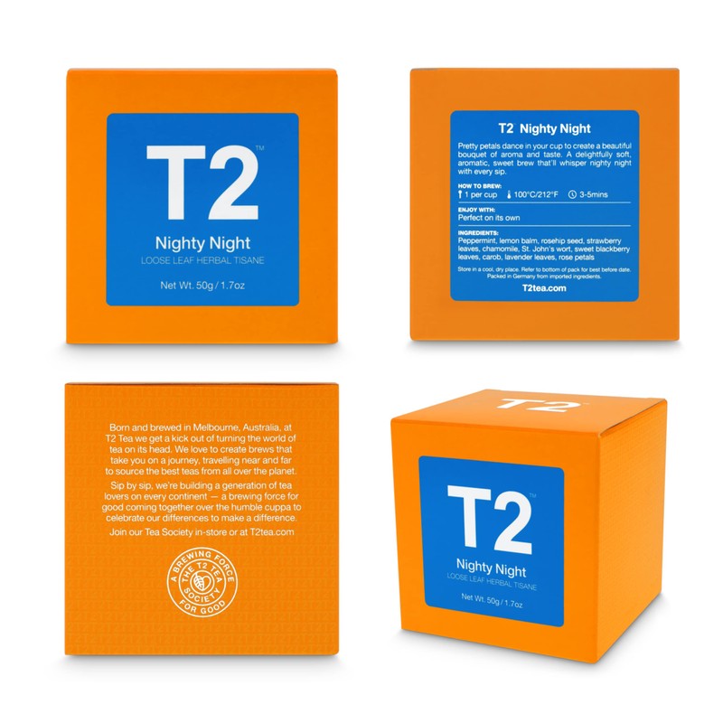 T2 Tea Nighty Night, Loose Leaf Herbal Tea In Gift