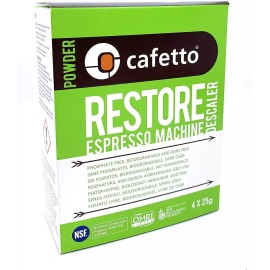 NA Cafetto Restore Organic Descaler 0.88oz Pack of 4 Safe for Espresso Machines