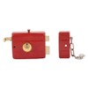 LZKW Heavy Duty Metal Anti-Gate Locks, Key Lock for Iron