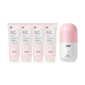 Artdeli Tone-up Sunscreen 50ml x4 + Bulgaria Rose Spa Modeling Mask x 4 / 아트델리 톤업 선크림 50ml x4 + 불가리아 로즈스파 모델링 마스크 x 4회분