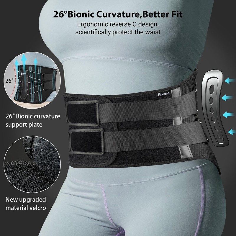 Back Brace For Lower Back Pain Women Men With 360°Support