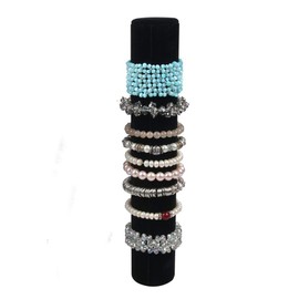 esowemsn 1PC Black Velvet Bracelet Holder Jewelry Bracelet Display Stand Bangle Hair Band Holder for Home Jewelry Organization and Display