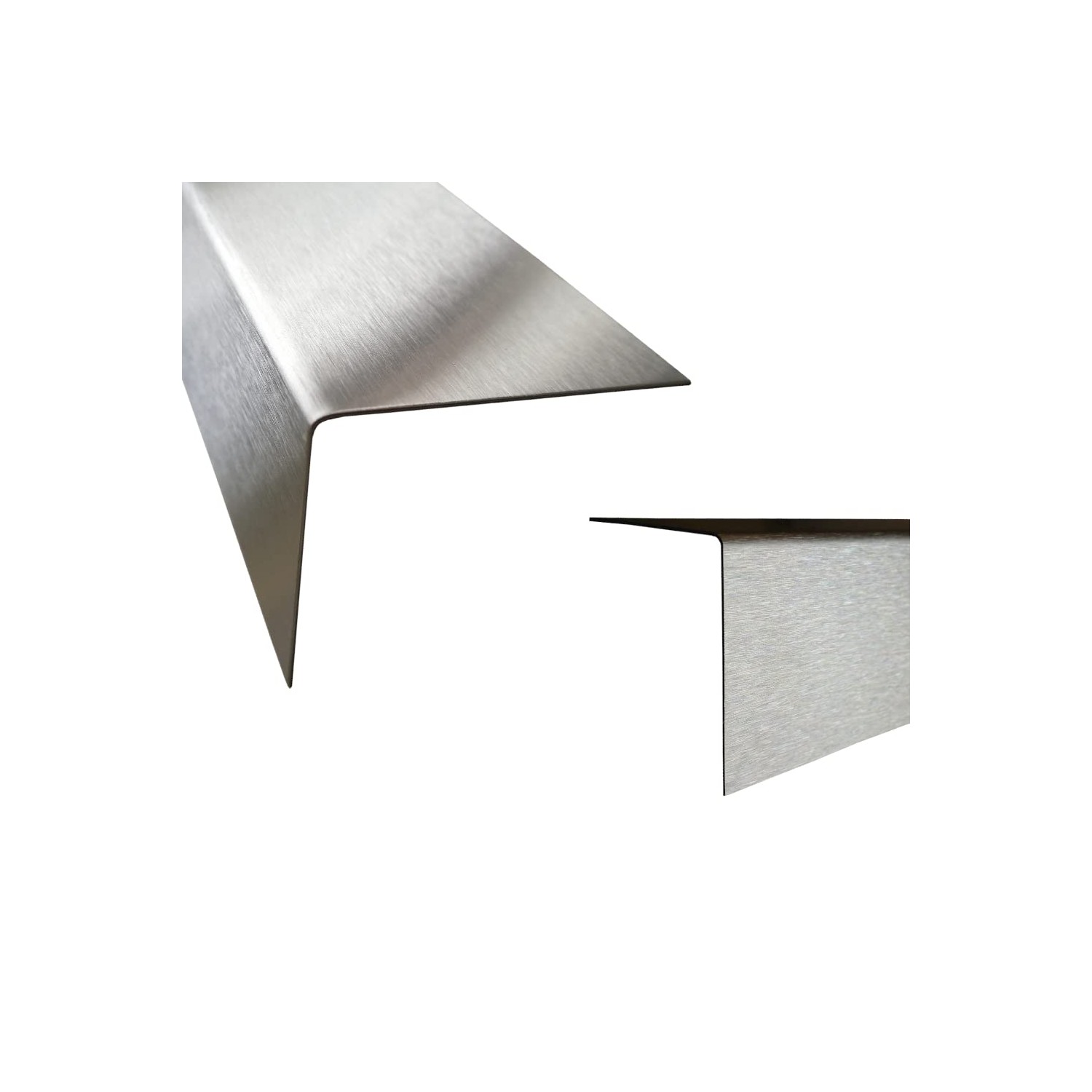 Stainless Steel Angle 1500 mm 90 Degree Angle Profile 25 x 10 mm Side ...