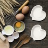 Spoon Rest Set of 2 Ceramic Kitchen Spoon Holders (White)