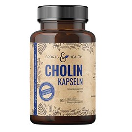 Cholin Kapseln - Cholin Kapseln Hochdosiert - 180 Kapseln Cholin hochdosiert - reines Cholin Pulver in Kapseln â Choline