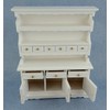 Melody Jane Puppenhaus Miniatur Küche Esszimmer Möbel Weiß Holz Kommode