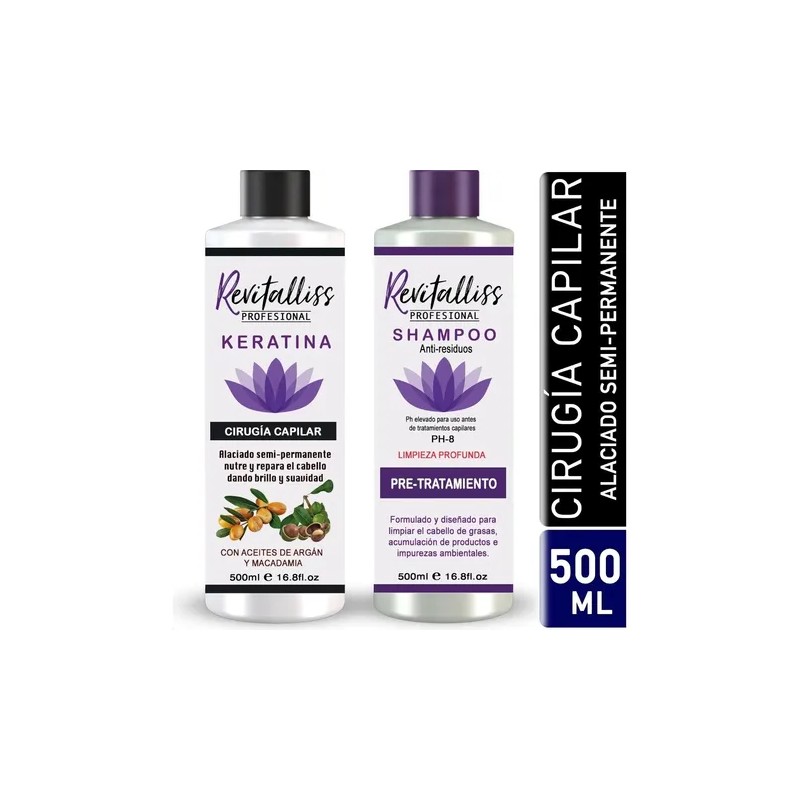 Tratamiento Capilar Reconstrucción Alasiante Kit 500ml