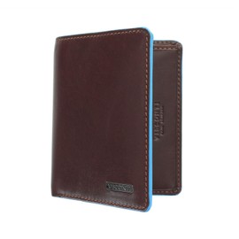 VISCONTI Alps Collection Smith Compact Leather Wallet with RFID Protection ALP84 Brown