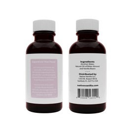 Native Vanilla - Pure Amaretto Flavor - 4 Fl Oz - Pure Flavors and Extracts - Perfect for Cooking, Baking, and Dessert Crafting