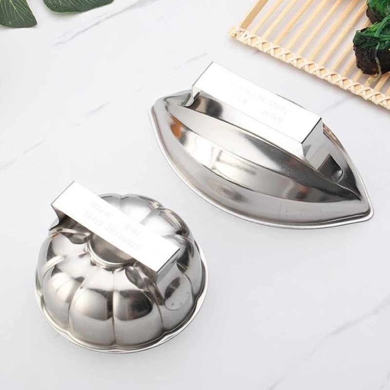 JDIEOQA Cooking Rice Mold, Omurice Mould Tamagoyaki Molds Stainless Steel