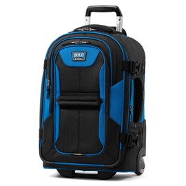 Travelpro Bold Softside Expandable Carry on Rollaboard Luggage, Carry on 22-Inch, Blue/Black